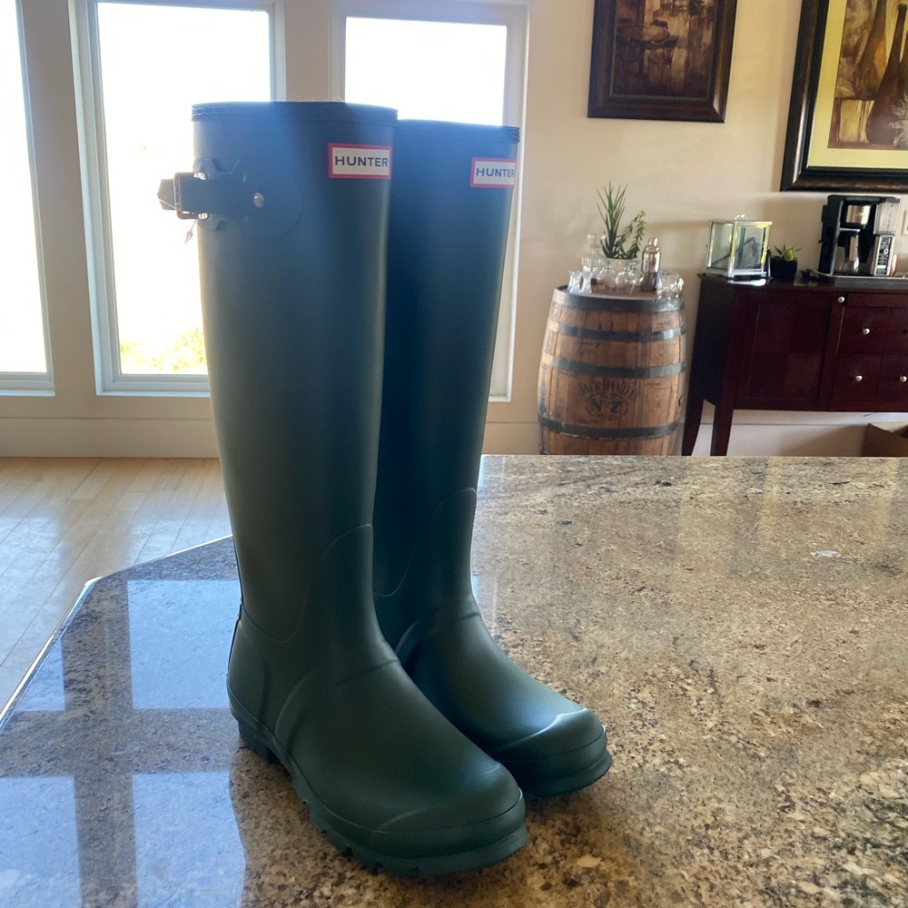 Hunter Green Tall Boots